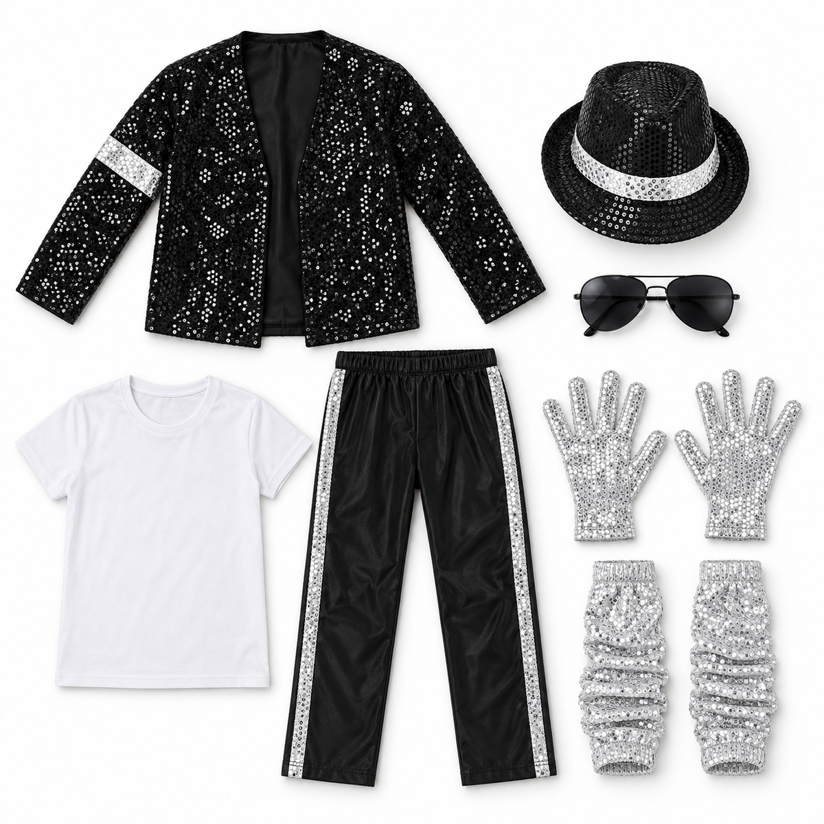 [KIDS] Black Sequinned Costume
