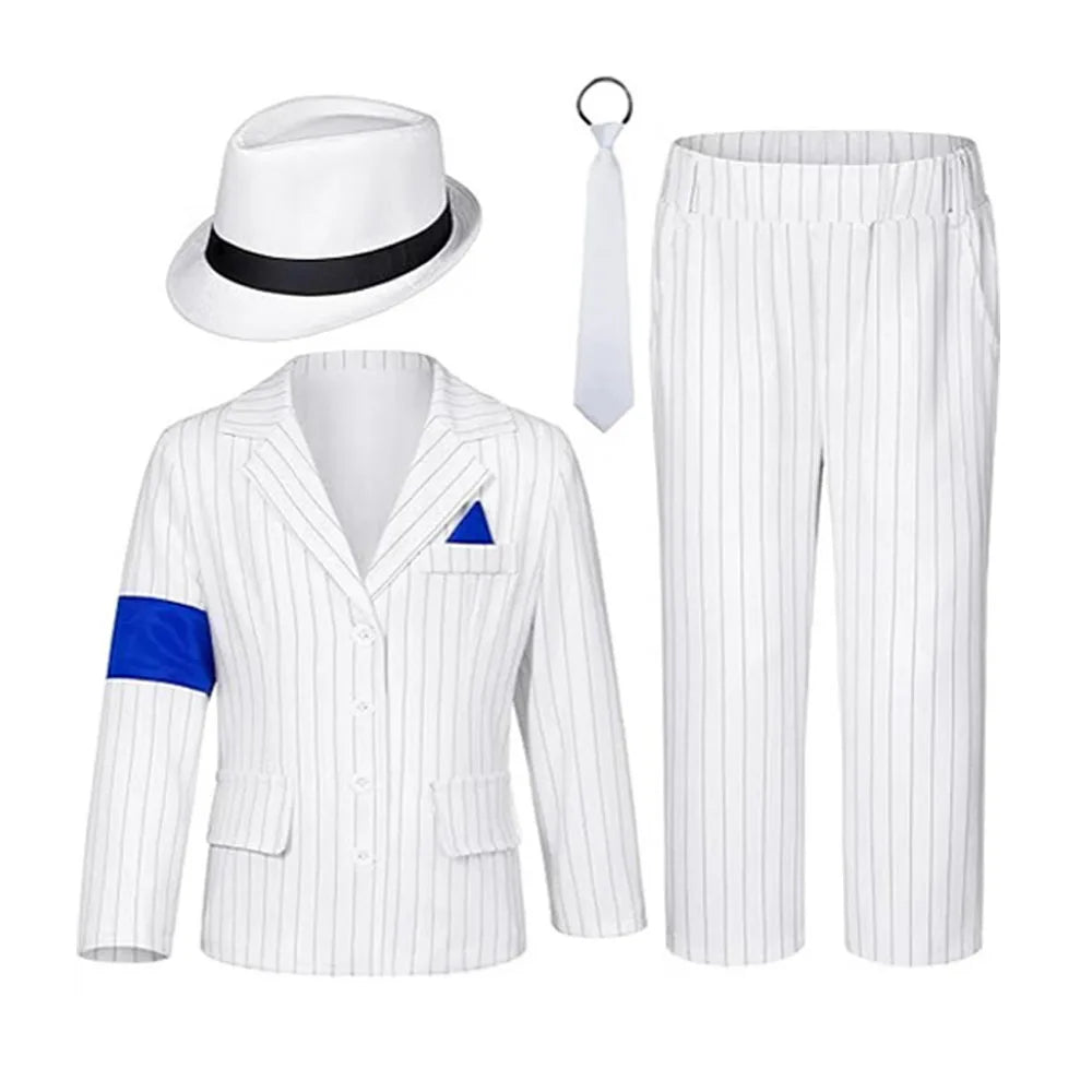 [KIDS] White Gangster Costume