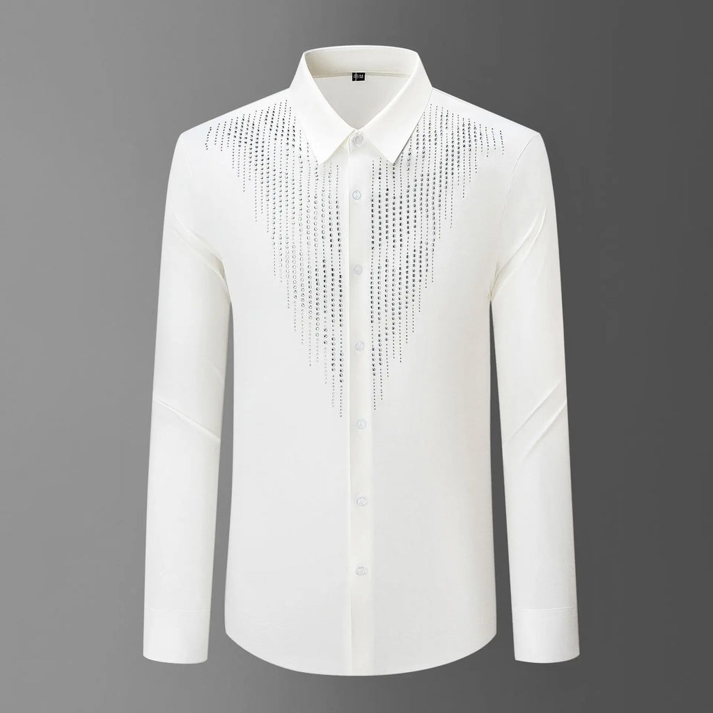 1984 Tour Rhinestone White Shirt