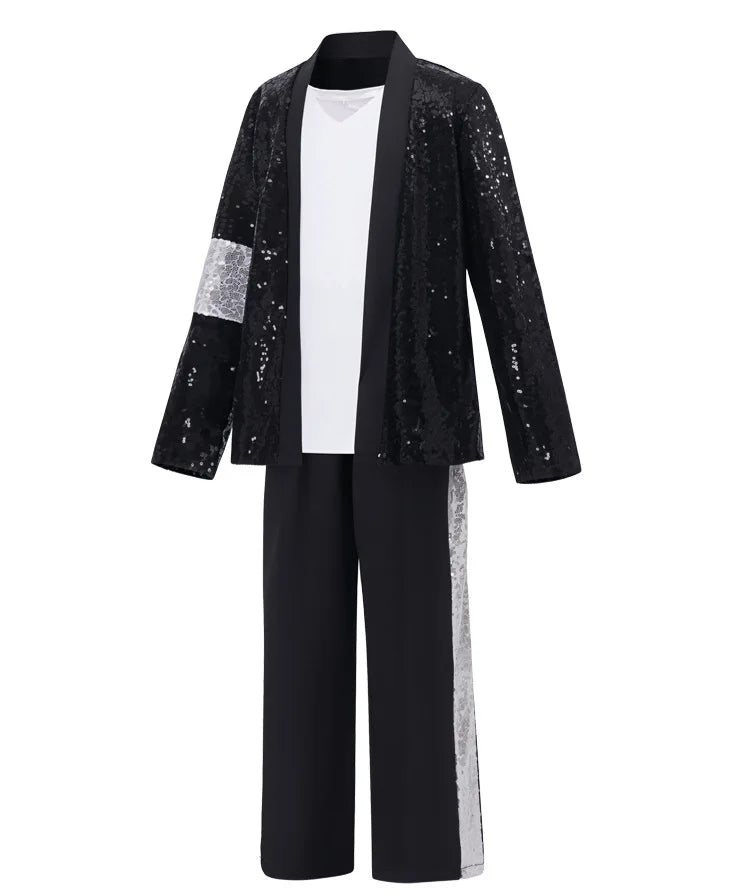 [KIDS] Black Sequinned Costume