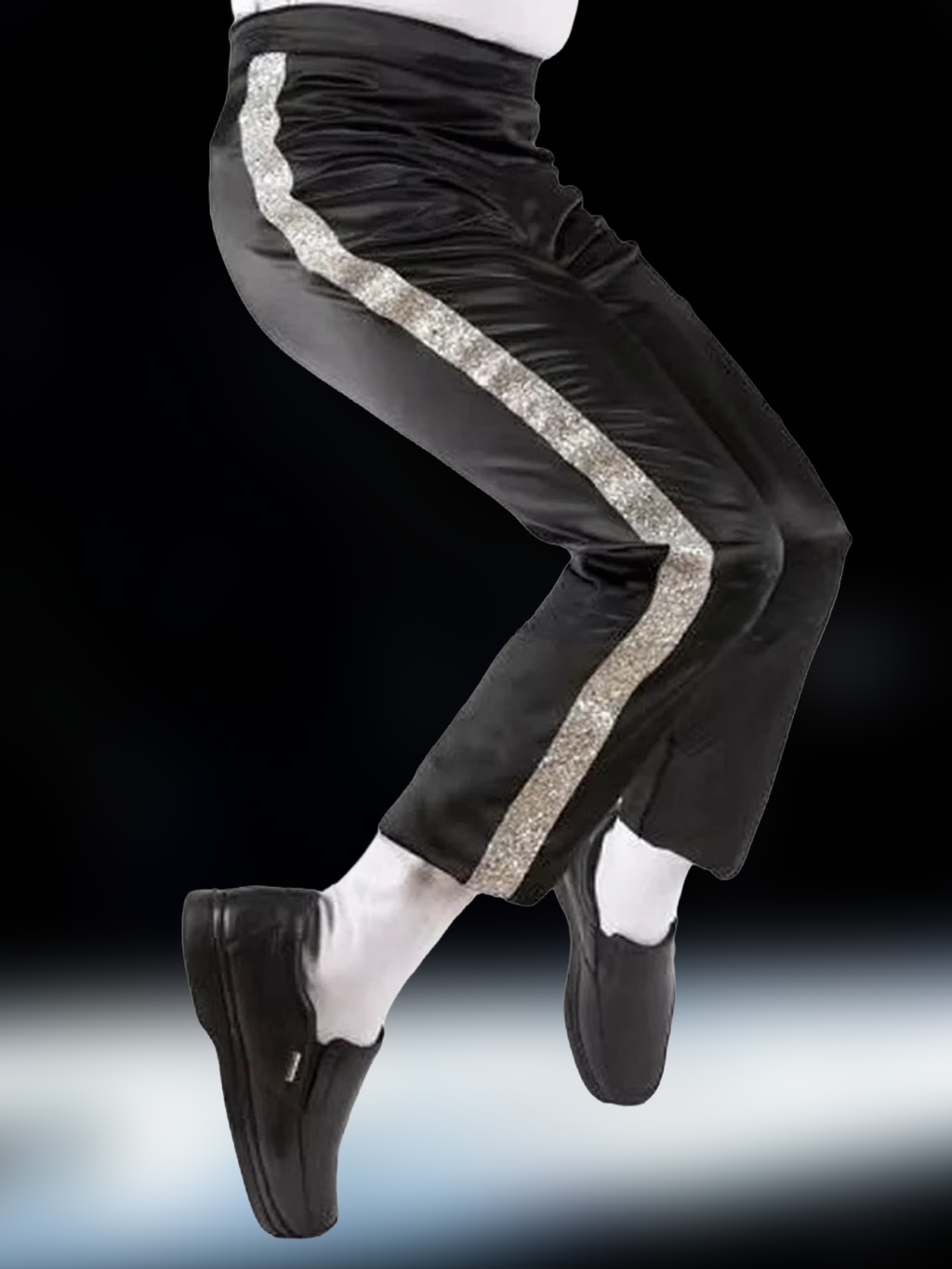 Pants with Silver Stripe