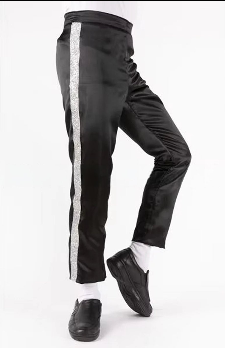 Pants with Silver Stripe