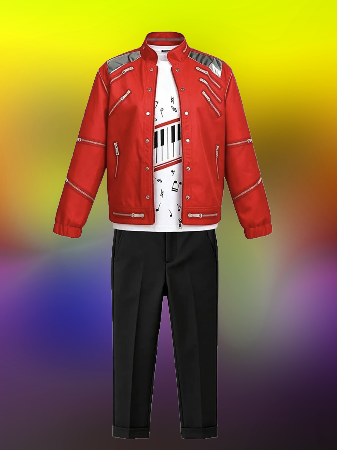 [KIDS] Red Zipper Costume
