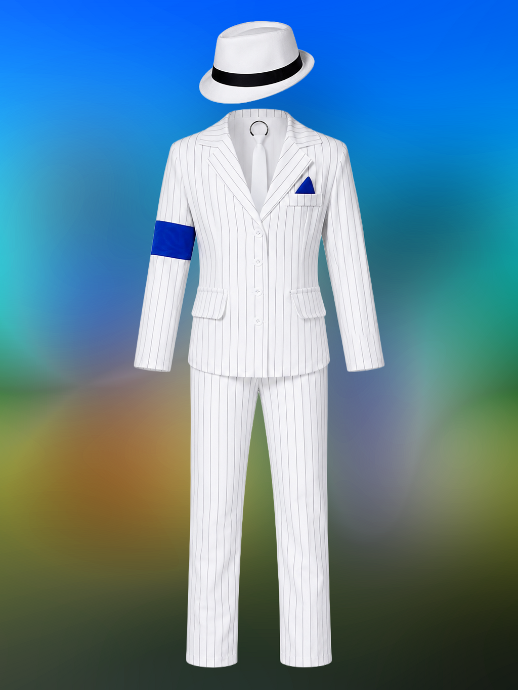 [KIDS] White Gangster Costume